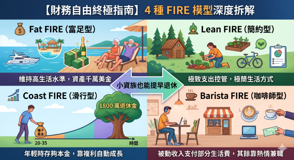 財務自由FIRE退休規劃示意圖2