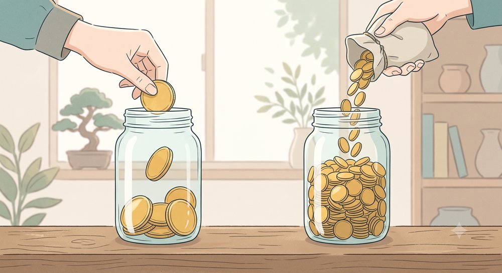 儲蓄率與投資報酬率對比